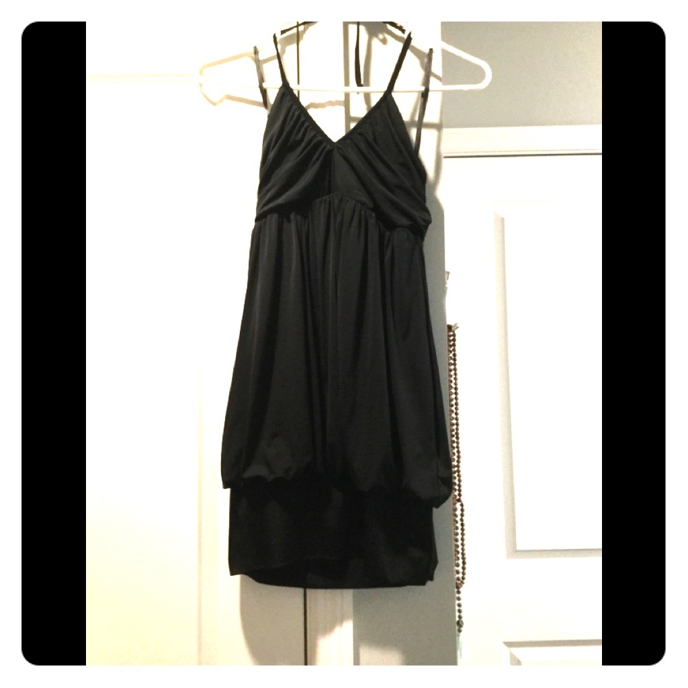 BCBG Halter Mini Dress in Black - Size S